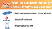 Công bố 500 doanh nghiệp lớn nhất Việt Nam năm 2022