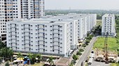 Dự án nhà ở xã hội Ehome S tại Khu đô thị Mizuki Park, xã Bình Hưng, huyện Bình Chánh, TPHCM. Ảnh: HOÀNG HÙNG