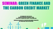 Seminar: Green finance and the carbon credit market