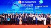 Lãnh đạo Chính phủ, TPHCM, các bộ, ngành Trung ương và các đại biểu trong nước và quốc tế tại phiên khai mạc HEF 2023. Ảnh: HOÀNG HÙNG