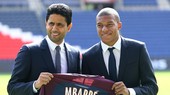 Chủ tịch Al Khelaifi và Kylian Mbappe