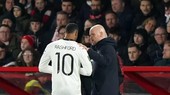 Erik Ten Hag và Marcus Rashford