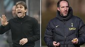 Antonio Conte và trợ lý HLV Cristian Stellini