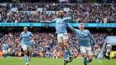 Bernardo Silva ăn mừng bàn ấn định chiến thắng