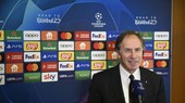 Cựu danh thủ Franco Baresi tại lễ bốc thăm tứ kết Champions League ở Nyon