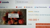 Hiện vải Hải Dương được bán trực tuyến trên trang TMĐT Lazada với giá 150.000 đồng/kg.