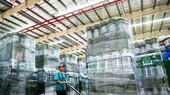 Công ty trách nhiệm hữu hạn CCGrass Việt Nam, chuyên sản xuất thảm cỏ nhân tạo, có vốn nước ngoài đầu tư tại khu công nghiệp Phước Đông, huyện Gò Dầu, tỉnh Tây Ninh. (Ảnh: Hồng Đạt/TTXVN)