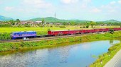 Đường sắt có ưu thế lớn trong vận tải hành khách và hàng hóa. Ảnh: HOÀNG HÙNG