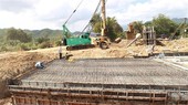 Công trường thi công dự án cao tốc Bắc-Nam. (Ảnh minh họa. Phan Sáu/TTXVN)