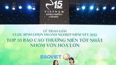 Tập đoàn Bảo Việt nhận giải Top 10 báo cáo thường niên tốt nhất nhóm vốn hóa lớn.