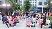 Khách hàng tham dự tiệc trà đậm chất Nhật tại Vinhomes Grand Park
