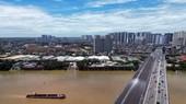 Cầu Vĩnh Tuy giai đoạn 2. (Ảnh: Tuấn Anh/TTXVN)