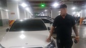 Một trong bốn xe ô tô được tìm thấy