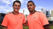Nick Kyrgios (phải) và Tomic từng rất thân, nhưng giờ đây...