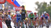 Dylan Groenewegen ở đích đến chặng 7