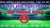 Băn rôn giải đấu thiện nguyện ủng hộ anh Chu Trường Giang ở TPHCM