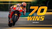 Marquez đã giành được 70 chiến thắng