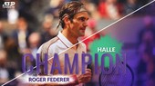 Roger Federer giành danh hiệu "thập toàn thập mỹ" ở Halle Open
