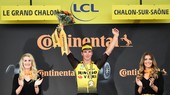 Dylan Groenwegen trên bục nhận giải