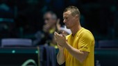 Lleyton Hewitt trong trận Australia thua Croatia 0-3