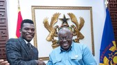 Richard Commey và khoảnh khắc đứng cùng Tổng thống Ghana