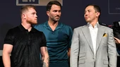 Canelo liếc nhìn Golovkin với ánh mắt ghét bỏ