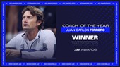 Ferrero là HLV Xuất sắc nhất 2022 của ATP Awards