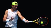 Nadal trong một buổi tập mới nhất