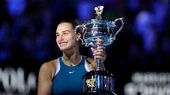Sabalenka nâng cao chiếc cúp vô địch Grand Slam đầu tiên trong sự nghiệp