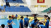 Ngọc Hoa (22) và đội nhà đã có chiến thắng sau 6 tháng trở lại một giải đấu trong nước. Ảnh: M.CHIẾN