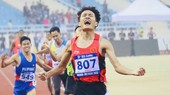 Lương Đức Phước quyết tâm tập luyện tốt nhất để hướng tới các giải đấu quan trọng và trước mắt là giải điền kinh TPHCM mở rộng 2022. Ảnh: NHẬT ANH