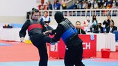 Quàng Thu Nghĩa là một trong những tuyển thủ đang có chuyên môn tốt của pencak silat Việt Nam và cô là niềm hy vọng giành HCV giải thế giới năm nay. Ảnh: DŨNG PHƯƠNG