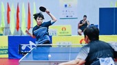 Diệu Khánh thi đấu ngày càng hiệu quả hơn ở bóng bàn trong nước. Ảnh: DUY LINH