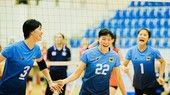Ngọc Hoa (22) đã giải nghệ nhưng cô bất ngờ trở lại thi đấu giải vô địch quốc gia 2022 và chơi xuất sắc. Ảnh: T.THẢO