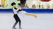 Quang Minh, Linh Chi đang là 2 VĐV trượt băng được chú ý nhất ở giải lần này. Ảnh: SFV