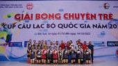 Đội nữ Bộ tư lệnh Thông tin lên ngôi vô địch giải trẻ các CLB toàn quốc năm nay. Ảnh: T.TIN