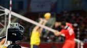 Hệ thống camera ghi chậm hình ảnh của bóng chuyền sẽ có ở Đại hội thể thao toàn quốc lần này. Ảnh: DŨNG PHƯƠNG