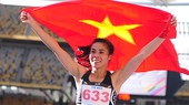 Vũ Thị Mến từng nhà là vô địch nhảy 3 bước nữ tại SEA Games 2017 và năm nay vẫn được thể thao Nam Định kỳ vọng đạt kết quả tốt. Ảnh: AN MINH