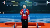 Hoàng Thị Duyên đã giành được ngôi vô địch hạng 59kg nữ tại Đại hội thể thao toàn quốc lần9-2022. Ảnh: H.T.D