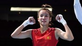 Ngọc Trân vào chung kết hạng 50kg giải boxing U22 châu Á 2023. Ảnh: ASBC