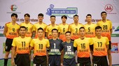 Năm nay, đội nam Tràng An Ninh Bình chỉ thuê được Quản Trọng Nghĩa nhưng có bổ sung ngoại binh. Ảnh: MINH MINH