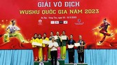 Các VĐV đã thi đấu và giành được kết quả huy chương tại giải vô địch quốc gia năm nay. Ảnh: MINH MINH