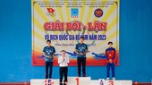 Đội lặn TPHCM đã xếp nhất giải năm nay. Ảnh: HCMFS