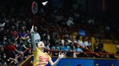 Nguyễn Thuỳ Linh đã vô địch đơn nữ giải cầu lông Challenge Việt Nam 2023. Ảnh: LÂM VĂN