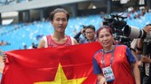 VĐV Nhi Yến của điền kinh Việt Nam đã giành được HCB 200m trong lần đầu tham dự Đại hội thể thao khu vực. Ảnh: DŨNG PHƯƠNG