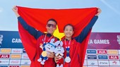 Phạm Tiến Sản (trái) không dự giải quốc gia năm nay, tuy nhiên Phương Trinh (phải) có tham gia thi đấu ở giải. Ảnh: TRIATHVN