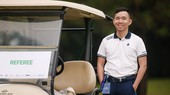 Trọng tài Bạch Cường Khang của môn golf là một trong những trọng tài Việt Nam được mời làm việc tại ASIAD 19. Ảnh: VGA