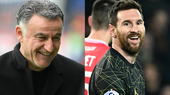 Messi và HLV Christophe Galtier
