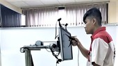 Simulated welding equipment in HCMC Technical College No.2