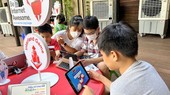 A workshop by Google introducing methods for children to use the Internet safely